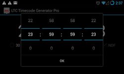 LTC Timecode Generator Pro screenshot apk 4