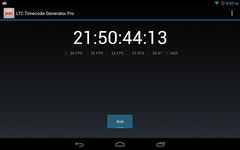 Tangkapan layar apk LTC Timecode Generator Pro 2