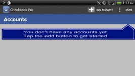 Captura de tela do apk Checkbook Pro 1