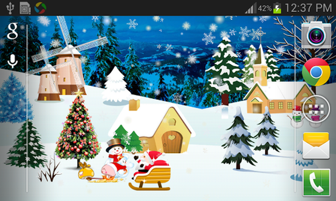 Androidの クリスマスライブ壁紙無料 アプリ クリスマスライブ壁紙無料 を無料ダウンロード