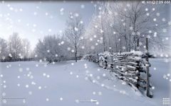Winter Snow Live Wallpaper PRO capture d'écran apk 4