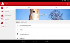 Captura de tela do apk Pet First Aid - Red Cross 9