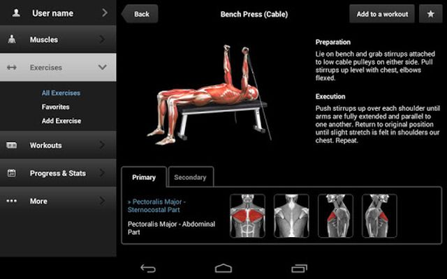 application similar to imuscle 2 for android