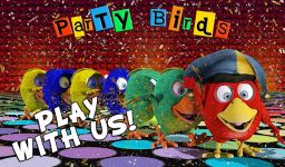 Captura de tela do apk Party Birds: 3D Snake Game Fun 1