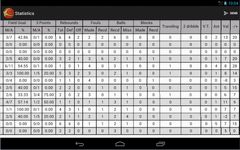 Estadísticas de Baloncesto captura de pantalla apk 12
