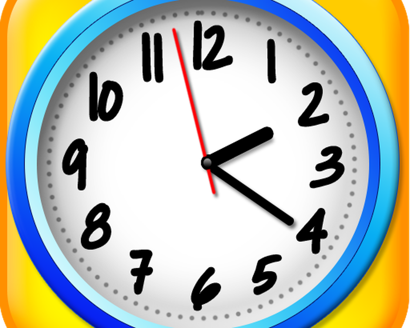 A fun, safe and easy way for you kid to learn the analog clock. 