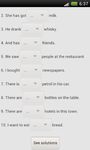 Ejercicios de inglés captura de pantalla apk 2