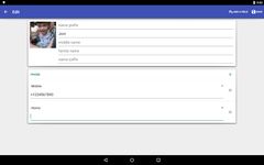 Contacts VCF capture d'écran apk 1