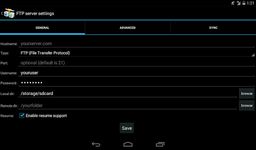 AndFTP (Client FTP) capture d'écran apk 9