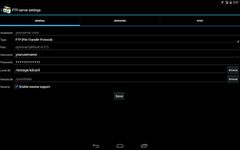 Screenshot 1 di AndFTP (your FTP client) apk