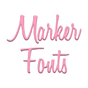 Marker Fonts for FlipFont free