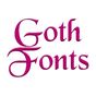 Goth Fonts FlipFont gratis