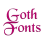 Icona Goth Fonts FlipFont gratis
