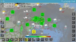Скриншот 3 APK-версии Карта погоды, качество воздуха