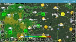 Скриншот 14 APK-версии Карта погоды, качество воздуха