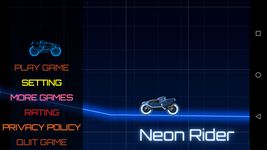 Captura de tela do apk Neon Rider 10