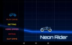 Captura de tela do apk Neon Rider 2