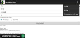 Captura de tela do apk Calculadora IBAN Brasil 4