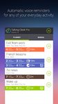 Tangkapan layar apk Talking Clock & Timer Pro 8