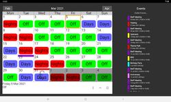 仕事のカレンダーをシフト のスクリーンショットapk 2