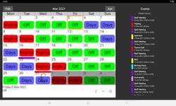 Schichtarbeit Kalender Screenshot APK 2
