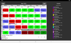Shift Work Calendar screenshot apk 