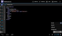 Immagine 5 di WebMaster's HTML Editor Lite
