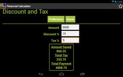 Скриншот 3 APK-версии финансовый калькулятор