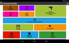 Скриншот 2 APK-версии финансовый калькулятор