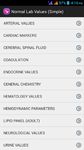 Gambar Normal Lab Values Reference 