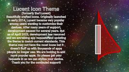 Tangkapan layar apk the1Lucent Icon Theme 