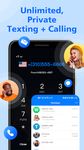 Private Text Messaging+Calling on New Phone number screenshot APK 4