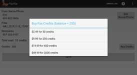 Captura de tela do apk FaxFile - Send Fax from phone 1