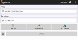 Screenshot 7 di FaxFile - Fax dal tuo telefono apk