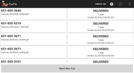 Screenshot 2 di FaxFile - Fax dal tuo telefono apk