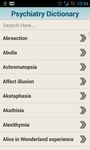 Medical Psychiatric Dictionary Screenshot APK 