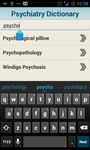 Medical Psychiatric Dictionary capture d'écran apk 2