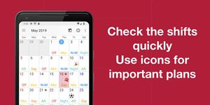 Captură de ecran Shift Work Calendar apk 3