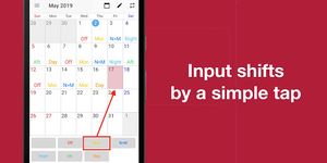 Captură de ecran Shift Work Calendar apk 4