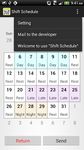 Screenshot 3 di Shift Calendar / Schedule apk