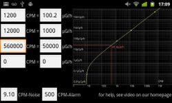 Mostrador de radiactividad captura de pantalla apk 4