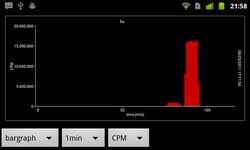 Mostrador de radiactividad captura de pantalla apk 3