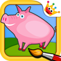 Farm Animals: Kids & Girls puzzles games Free icon