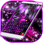 Purple Flame Keyboard Theme APK