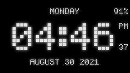 Скриншот 3 APK-версии Digital Clock Live Wallpaper-7