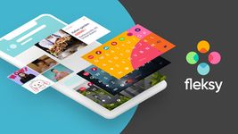 Tangkapan layar apk Fleksy + GIF Keyboard 1