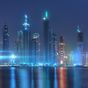 Dubai bij nacht Achtergrond icon