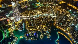 Dubai bij nacht Achtergrond screenshot APK 