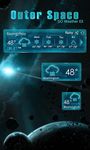 Tangkapan layar apk OUTERSPACE THEME GO WEATHER EX 