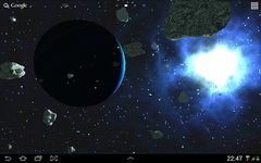 Captură de ecran Asteroids 3D live wallpaper apk 7